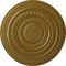 Ekena Millwork Oldham Ceiling Medallion (Fits Canopies up to 8 5/8"), Hand-Painted Gold, 18"OD x 1 1/4"P CM18OLGLS - alternate 1